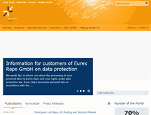 Tablet Screenshot of eurexrepo.com